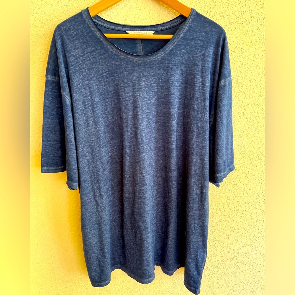 ELEVEN PARIS blue tee